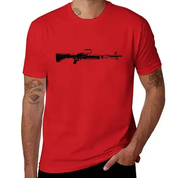 Новая футболка M60 Machine Gun - The Pig, забавная футболка, милая одежда, эстетическая одежда, футболки для мальчиков, мужские хлопковые футболки