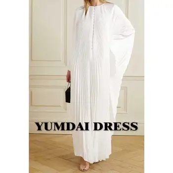 Белое роскошное женское вечернее платье, украшенное кристаллами, из тонкого плиссированного шифона, вечернее платье Mother Cape 2023 Ultra Long Dress